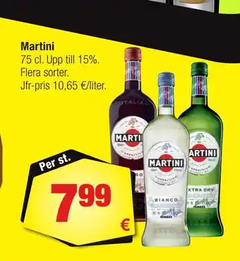 Calle Martini erbjuda