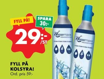 Wassermaxx kolsyrepatron