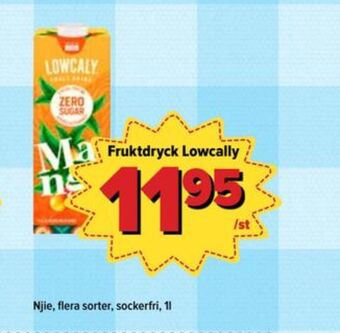 Lowcally fruktdryck