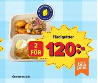 Östenssons Östenssons färdigrätter erbjuda