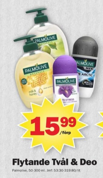 Pekås Palmolive deodorant roll-on erbjuda