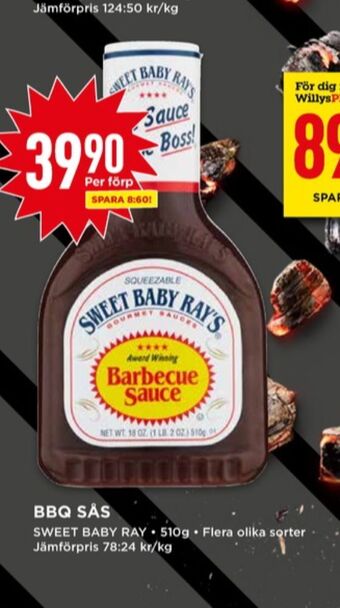Sweet baby rays grillsås