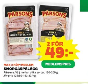 Stora Coop Pärsons kalkon erbjuda