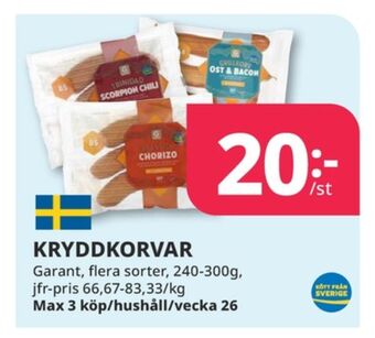 Tempo Garant chorizo erbjuda