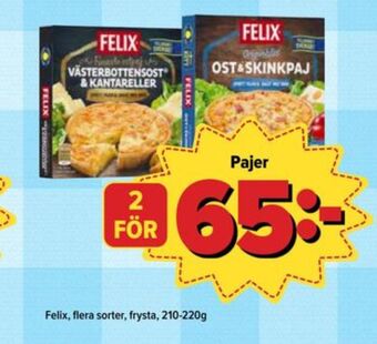 Östenssons Felix matpajer erbjuda