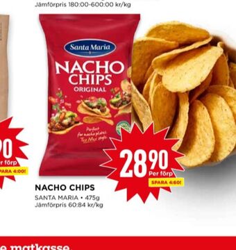Willys Santa maria nachos erbjuda
