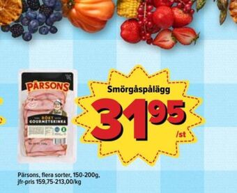 Östenssons Pärsons skinka erbjuda