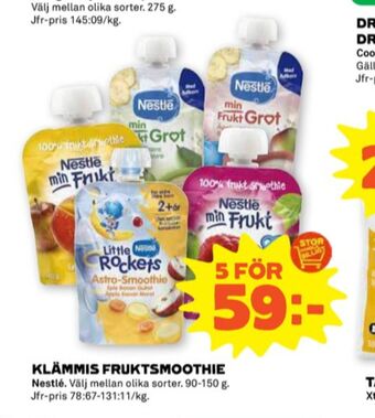 Stora Coop Nestlé barnmat erbjuda