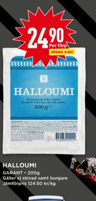 Willys Garant halloumi erbjuda