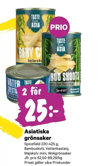 City Gross Asiatiska grönsaker erbjuda