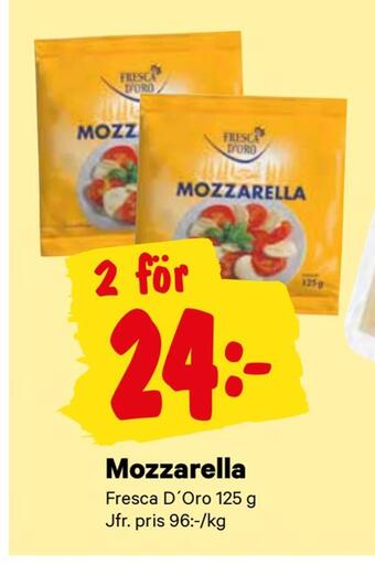 City Gross Mozzarella erbjuda