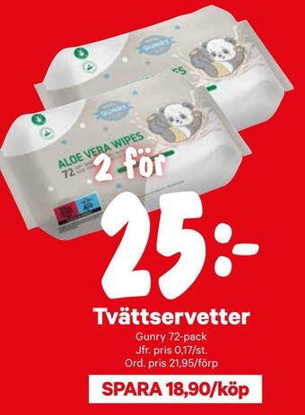 City Gross Tvättservetter erbjuda