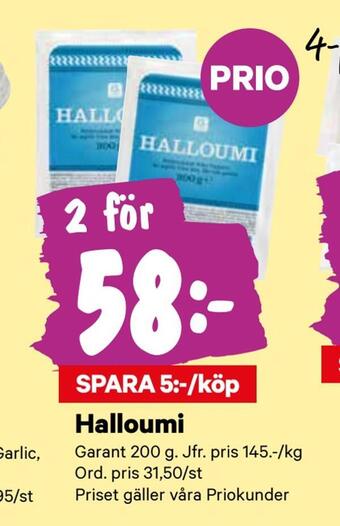 City Gross Halloumi erbjuda
