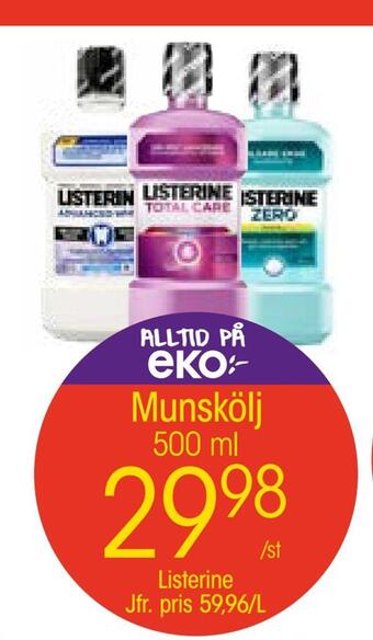 EKO Munskölj erbjuda