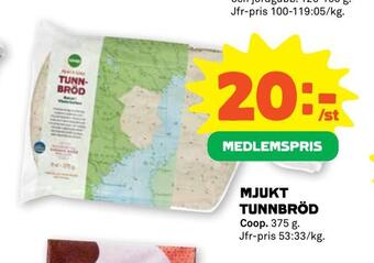 Stora Coop Mjukt tunnbröd erbjuda