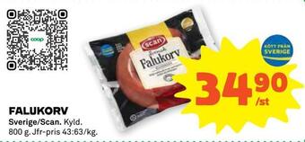 Stora Coop Falukorv erbjuda