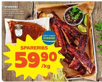 Stora Coop Spareribs erbjuda