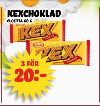 Nelins Kexchoklad erbjuda