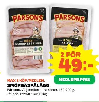 Stora Coop Smörgåspålägg erbjuda