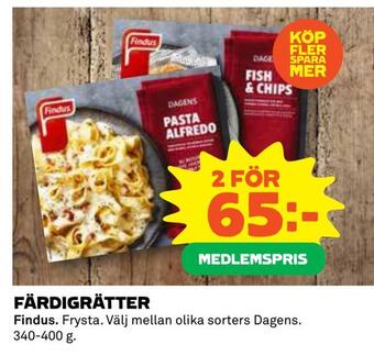 Coop Färdigrätter erbjuda