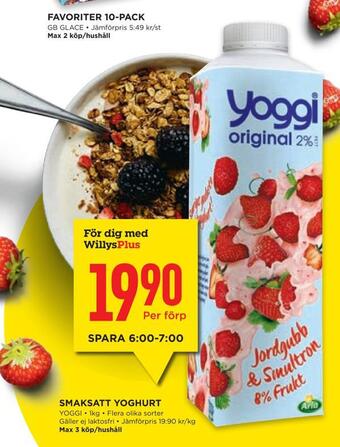 Willys Hemma Smaksatt yoghurt erbjuda