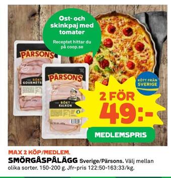 Coop Extra Smörgåspålägg erbjuda