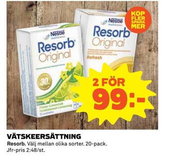 Coop Extra Vätskeersättning erbjuda