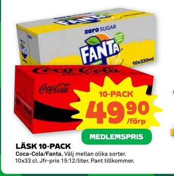 Coop Forum Läsk 10-pack erbjuda