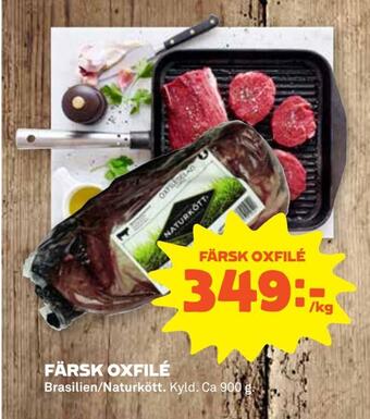Coop Extra Färsk oxfilé erbjuda