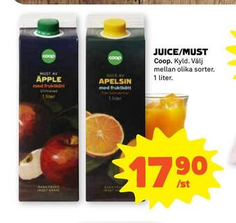 Coop Forum Juice/must erbjuda