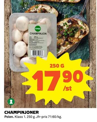 Coop Extra Champinjoner erbjuda
