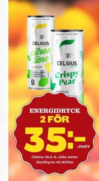Nya Pulsen ENERGIDRYCK erbjuda
