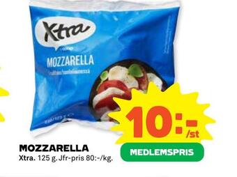 Coop Mozzarella erbjuda