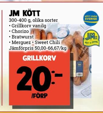 MatArket Grillkorv erbjuda