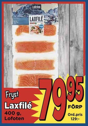 Supergrossen Laxfilé erbjuda