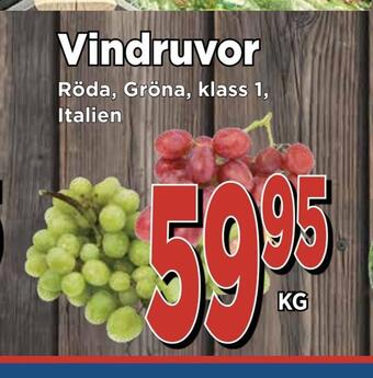 Supergrossen Vindruvor erbjuda