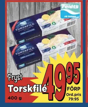 Fryst torskfilé