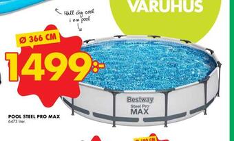 ÖoB Pool steel pro max erbjuda