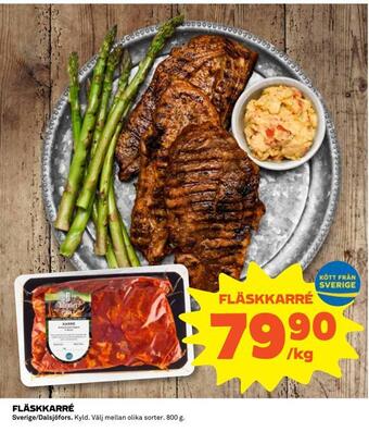 Coop Fläskkarré erbjuda
