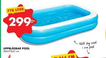 ÖoB Uppblåsbar pool erbjuda