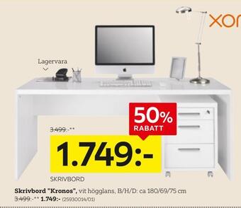 XXXLutz Skrivbord kronos erbjuda
