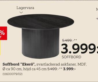 XXXLutz Soffbord ekerö erbjuda