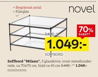 XXXLutz Soffbord milano erbjuda