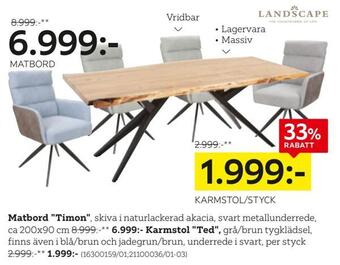 XXXLutz Matbord timon erbjuda