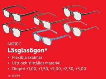 Lidl AURIOL Läsglasögon* erbjuda
