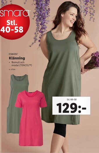 Lidl ESMARA Klänning erbjuda