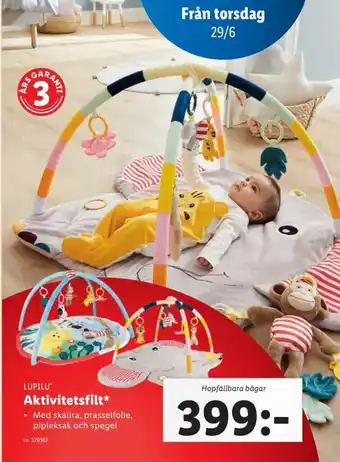 Lidl LUPILU Aktivitetsfilt* erbjuda