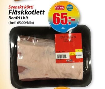 Svenskt kött! Fläskkotlett