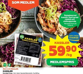 Coop Daglivs KASSLER erbjuda