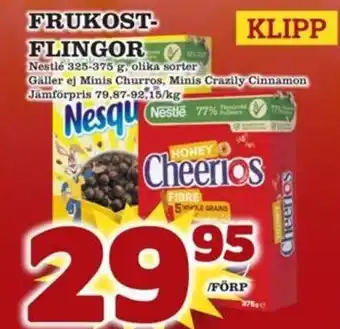 FRUKOST- FLINGOR Nestlé